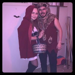 Little Red Riding hood and Big Bad Wolf costumes